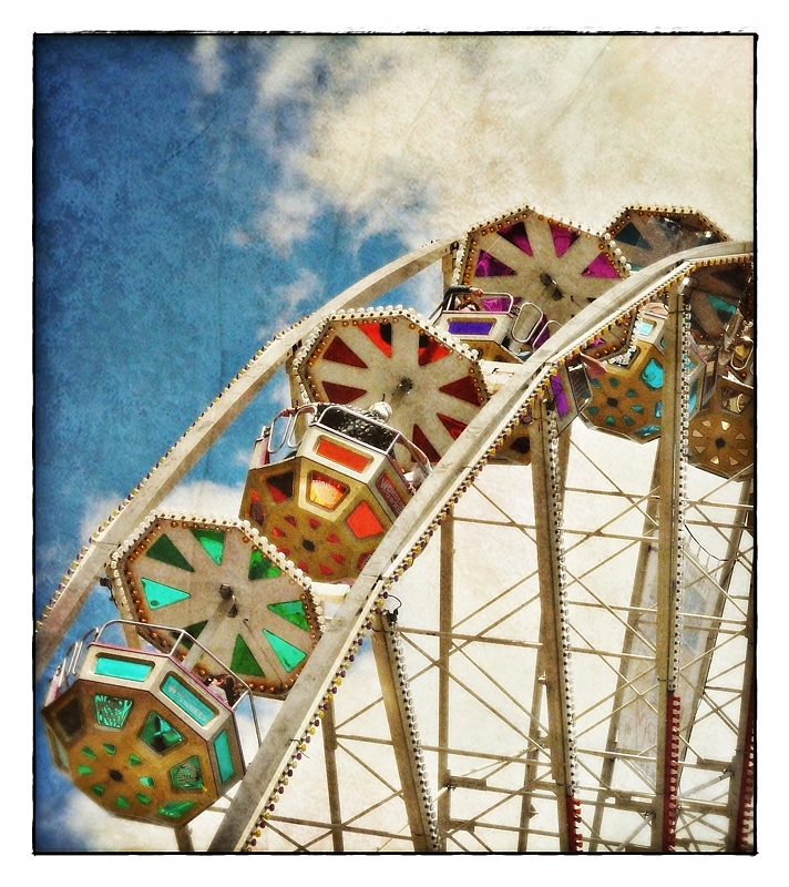 Riesenrad in alt und punt