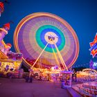 Riesenrad in Bewegung