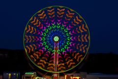 Riesenrad in Bewegung