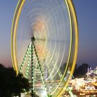 Riesenrad in Bewegung