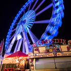 Riesenrad in Blue