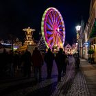 Riesenrad in Cottbus auf dem Weihnachtsmarkt