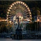 Riesenrad in der  Abnedsonne