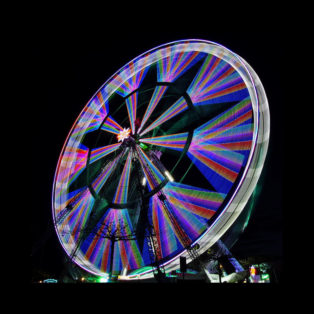 Riesenrad in der Nacht