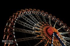 Riesenrad in der Nacht