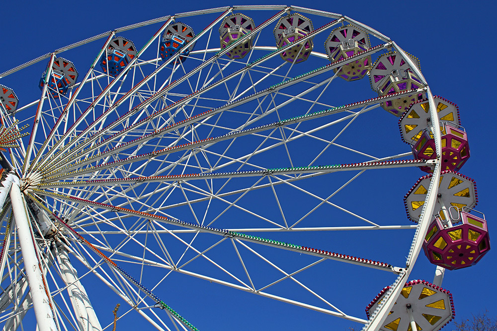 Riesenrad in Dresden -Neustädter Markt