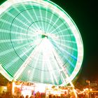 Riesenrad in grün