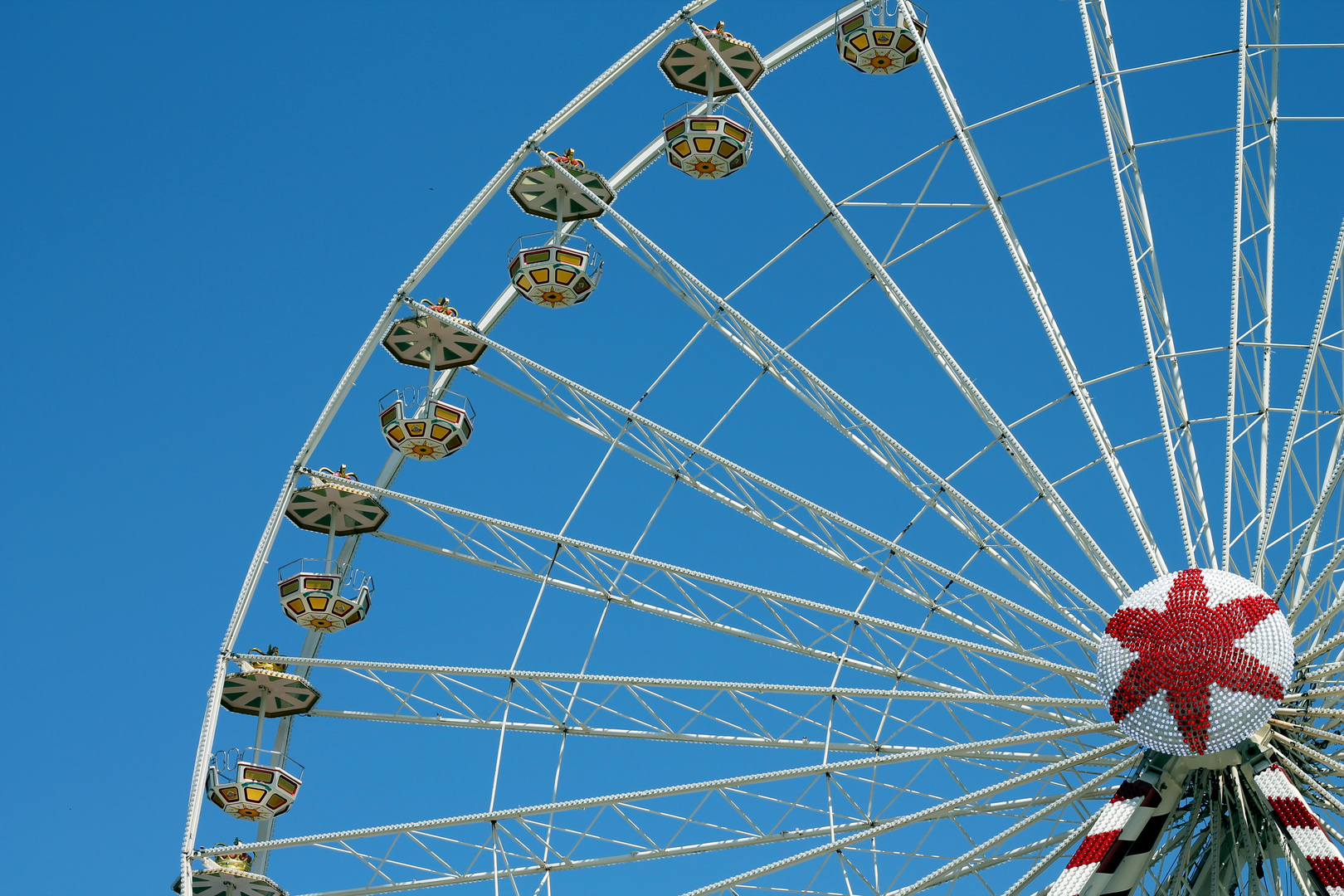 Riesenrad in Honfleur (Teilbild)