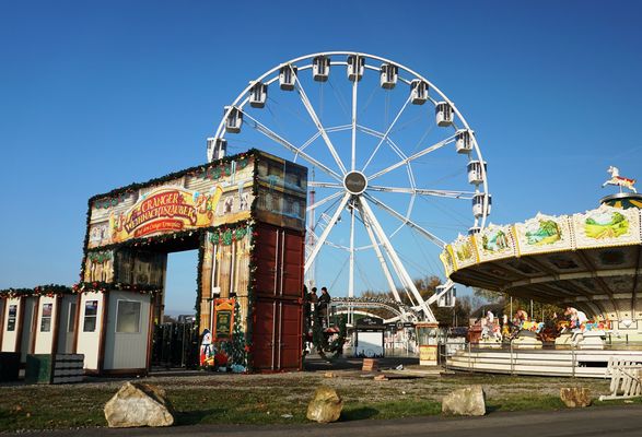 Riesenrad ist fertig