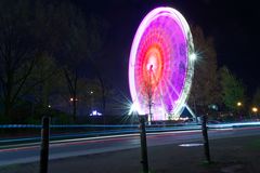 Riesenrad Langzeitbelichtung