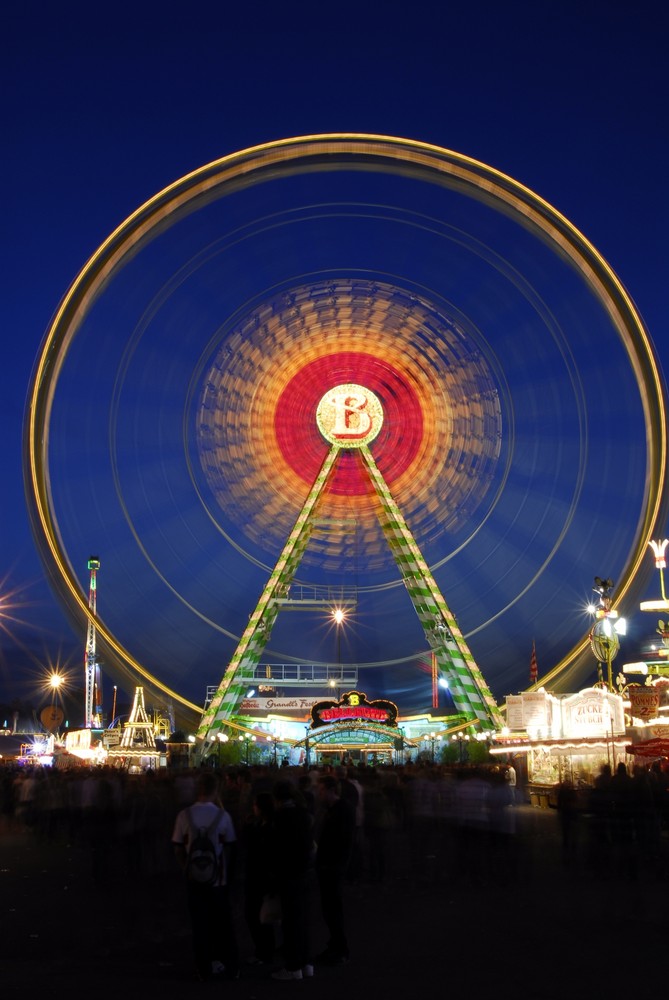 Riesenrad mal schneller...