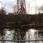 Riesenrad mit Spiegel