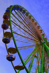 Riesenrad - noch nicht in Betrieb.....