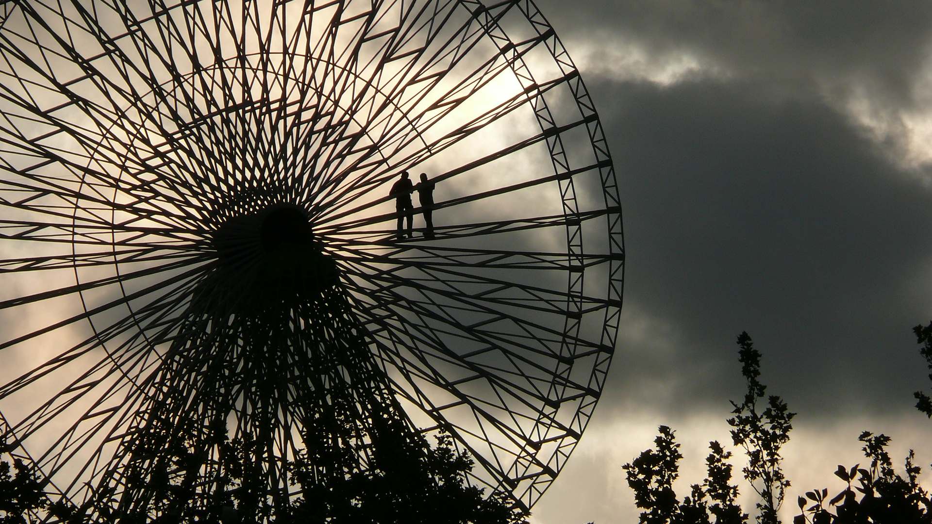 Riesenrad Santiago de Compostela Juni 2009