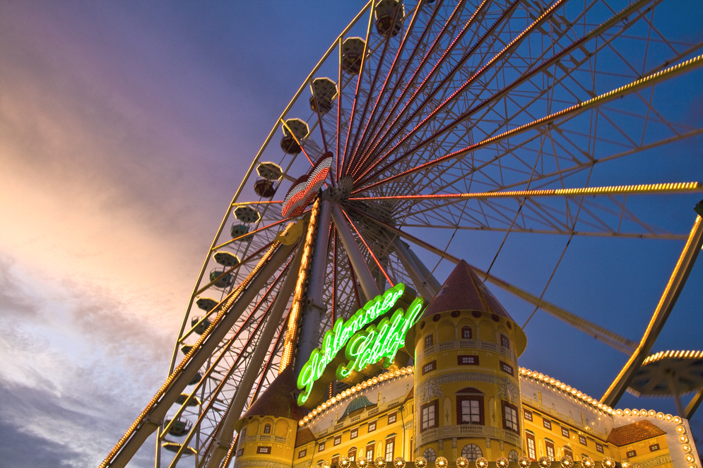 Riesenrad Sunset