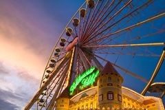 Riesenrad Sunset