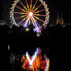 Riesenrad und Dom Regensburg