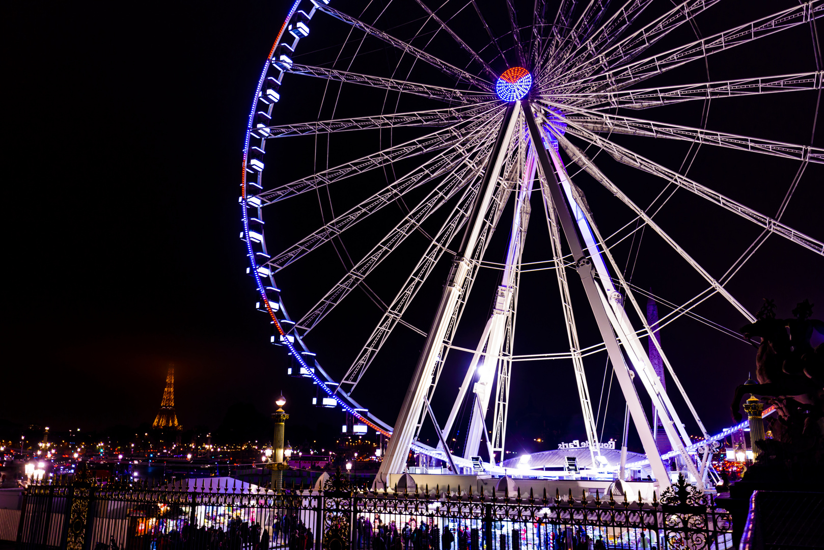 Riesenrad und Eiffelturm