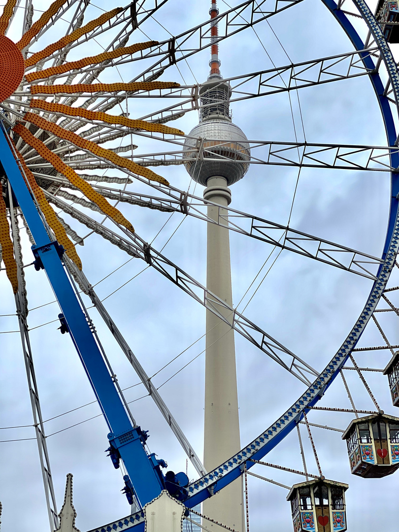 Riesenrad und Fernsehturm