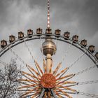 Riesenrad und Fernsehturm, Berlin