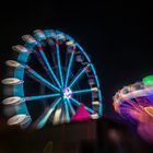 Riesenrad und Kettenkarussell.