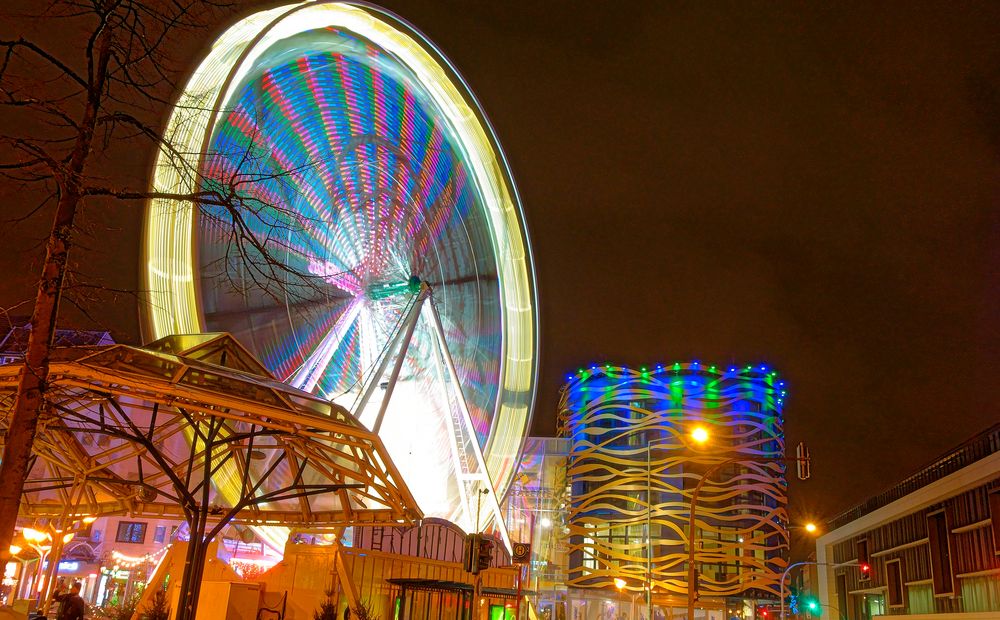 Riesenrad und Königsgalerie