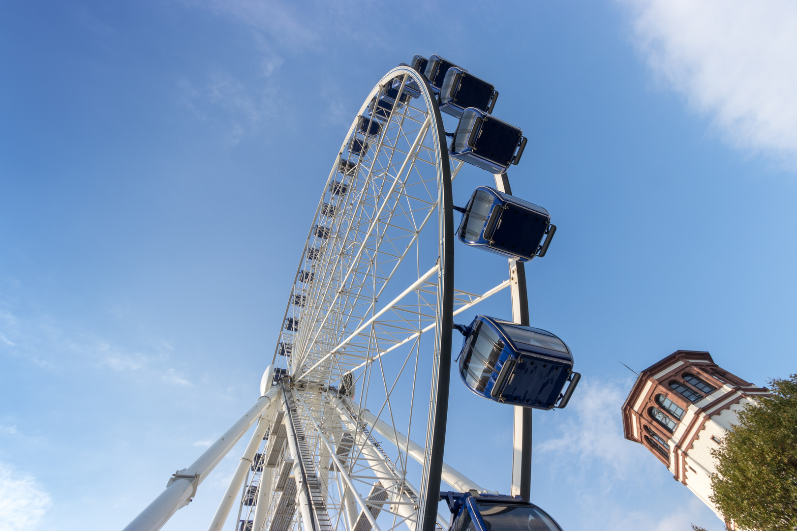 Riesenrad und Schloßturm