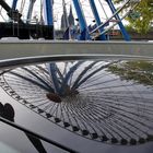 Riesenrad verspiegelt...