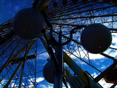 Riesenrad von unten