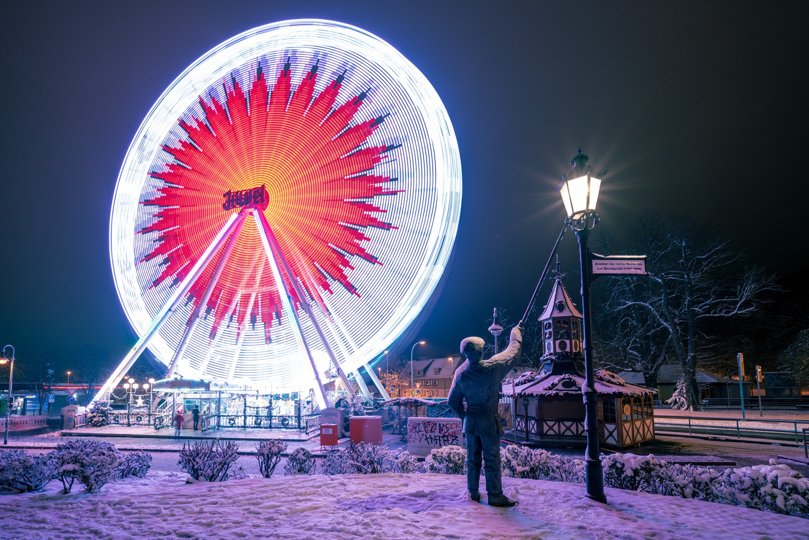 Riesenrad Wernigerode Weihnachtsmarkt 2022