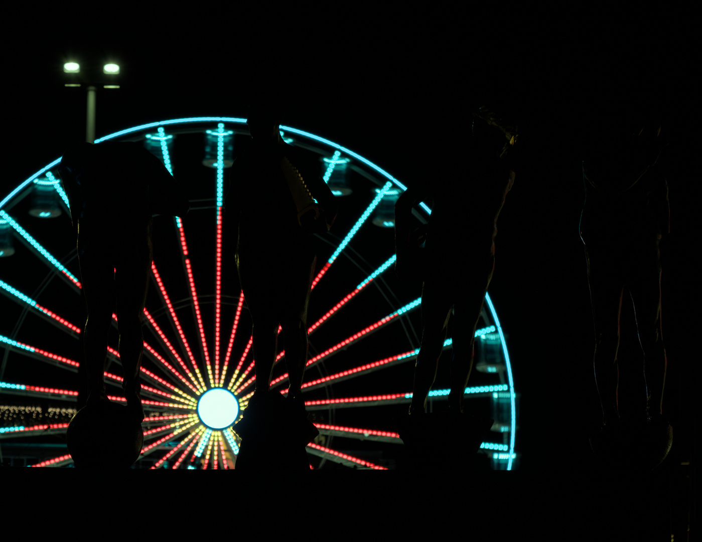 Riesenrad Wintermarkt