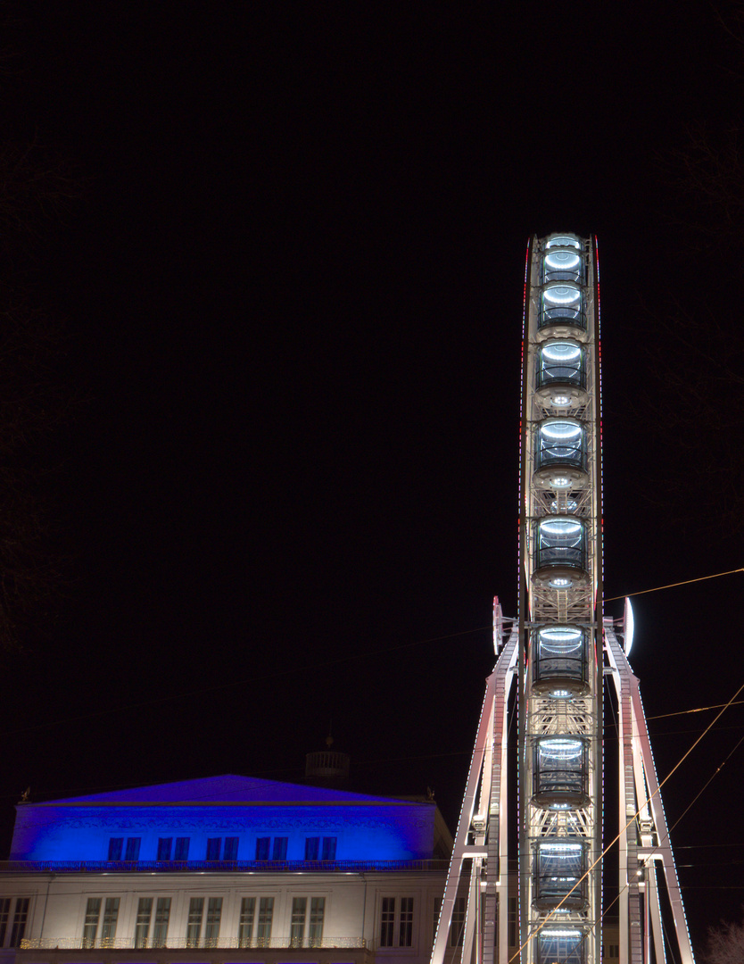 Riesenrad Wintermarkt