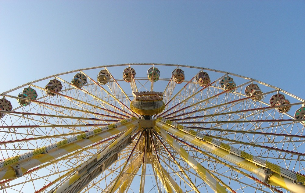 Riesenrad "Wonder Wheel" . . .