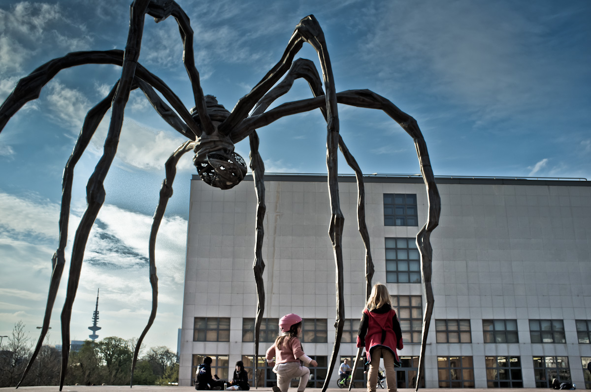 Riesenspinne greift kleine Mädchen an!:)