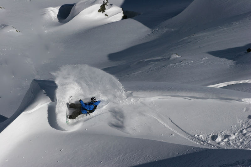 Rieser Reini, Layback im Powder