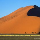 Riesige Dünen in der Namib … 