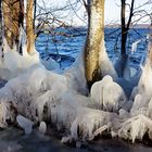 Riesige Eisgebilde am Großen Plöner See im Januar 2016