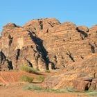 Riesige Granitfelsen im Wadi Rum