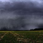 Riesige Graupelschauer Wolke