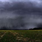 Riesige Graupelschauer Wolke