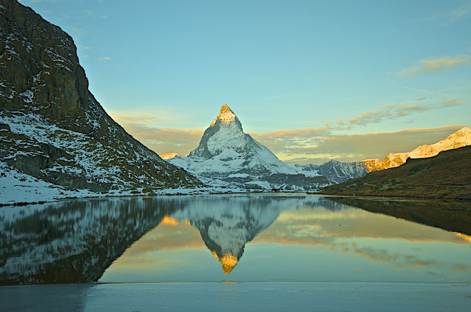 Riffelsee bei Sonnenaufgang