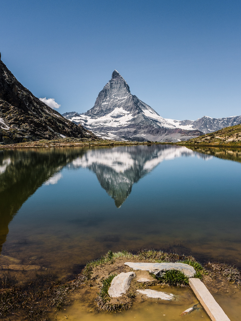 Riffelsee bei Zermatt, Schweiz