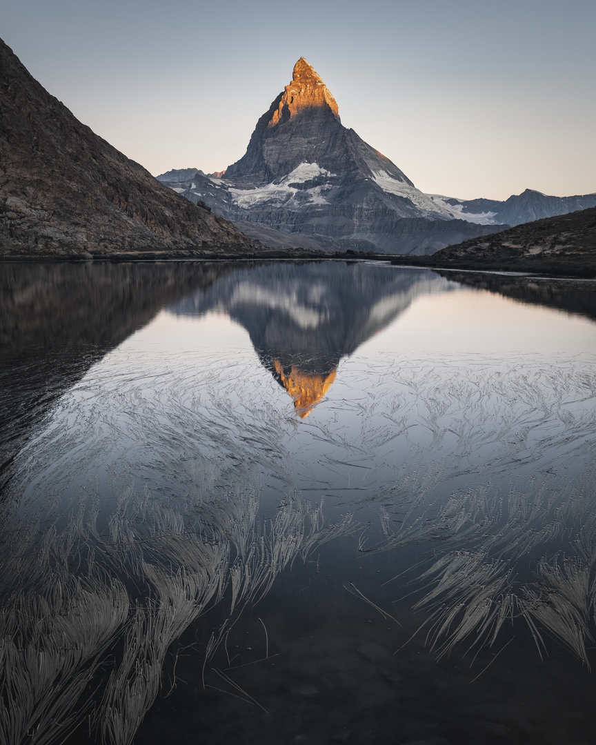 Riffelsee mit Matterhornspiegelung