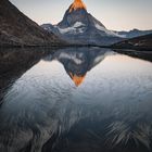 Riffelsee mit Matterhornspiegelung