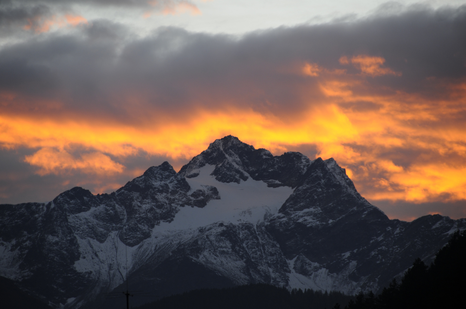 Riffler im Abendrot