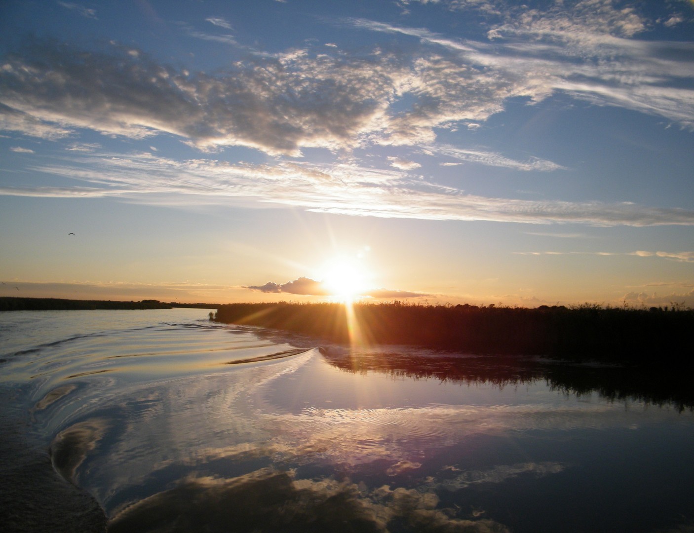 ... riflessi al tramonto ....