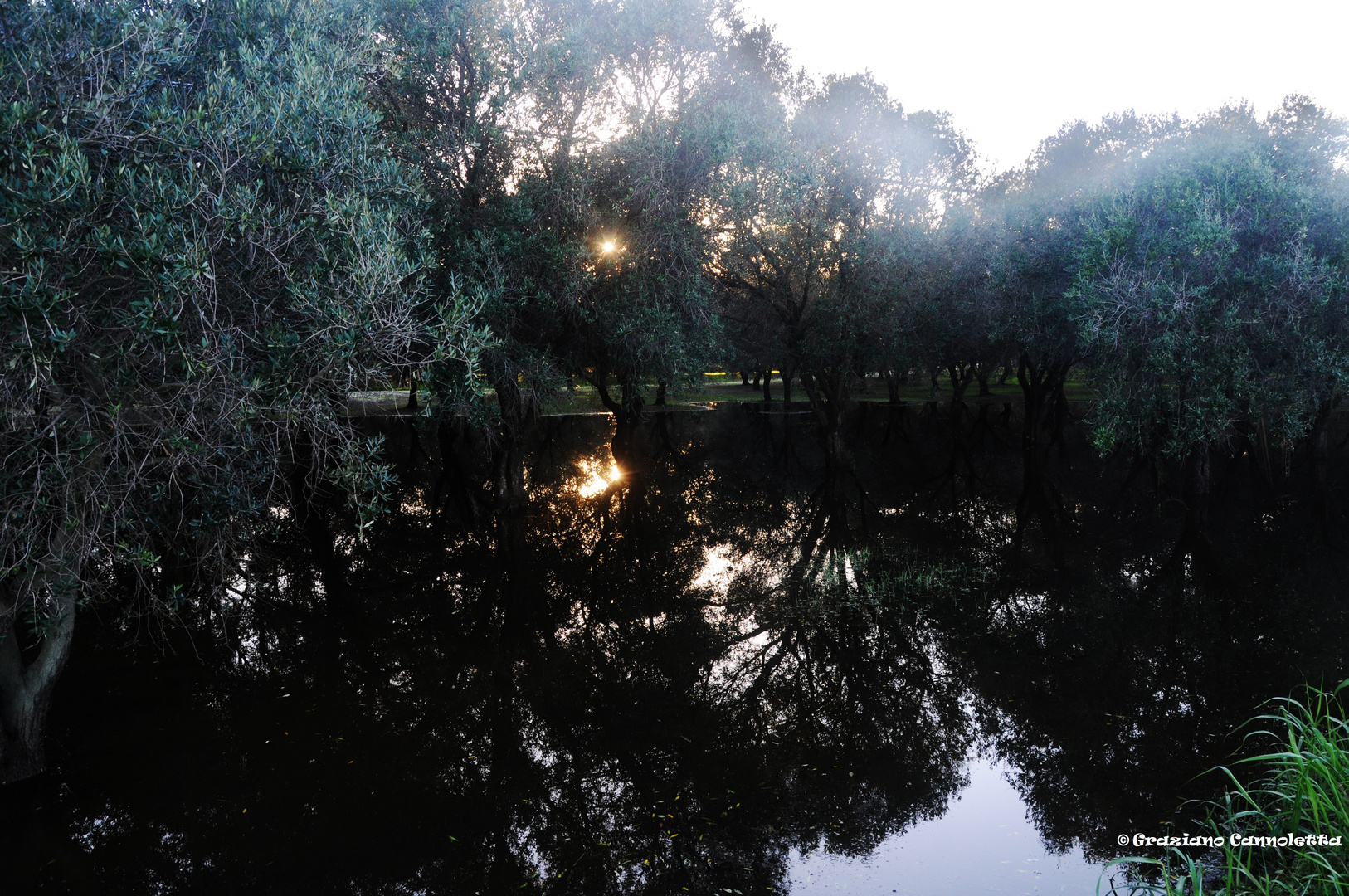 Riflessi al tramonto