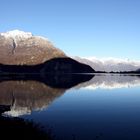 riflessi (il lago e la montagna)