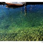 Riflessi nel lago, porto di Laveno