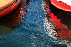 Riflessi nel porto di Luino